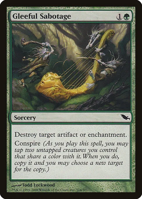 Gleeful Sabotage · Shadowmoor 116/302