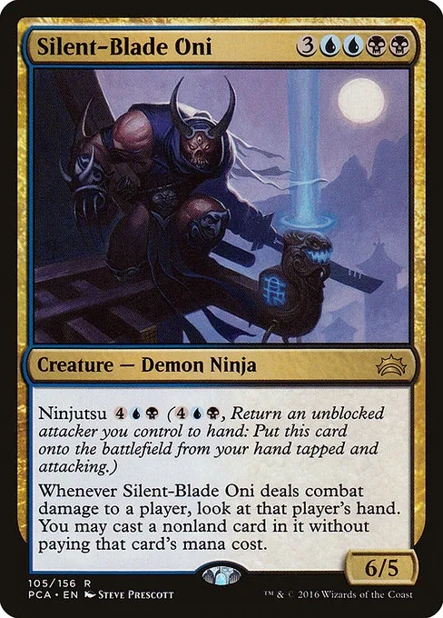Silent-Blade Oni · Planechase Anthology 105/156