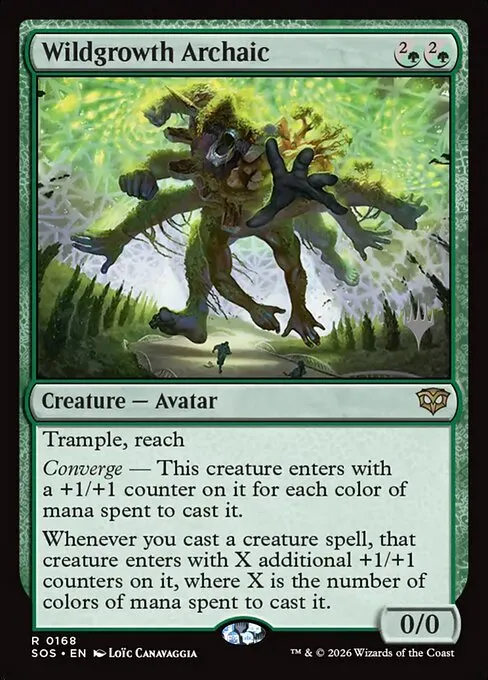 Wildgrowth Archaic · Secrets of Strixhaven Promos 168p/80