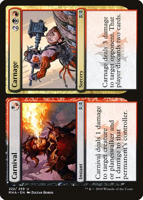 Carnival // Carnage · Ravnica Allegiance 222/273