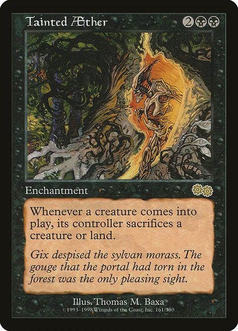 Tainted Aether · Urza's Saga 161/357
