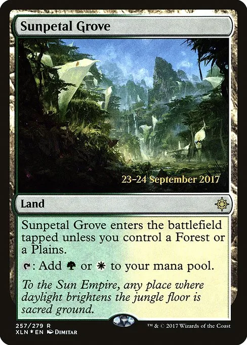 Sunpetal Grove · Ixalan Promos 257s/120