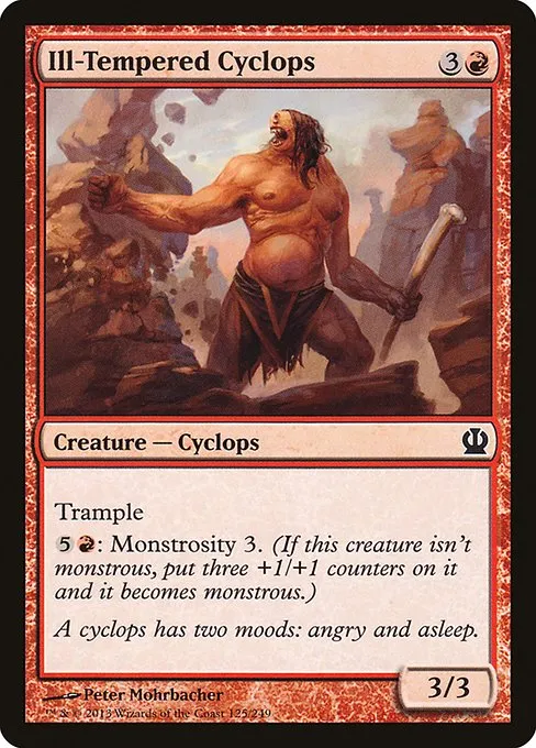 Ill-Tempered Cyclops · Theros 125/249
