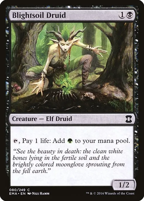 Blightsoil Druid · Eternal Masters 80/249