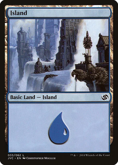 Island · Duel Decks Anthology: Jace vs. Chandra 33/62