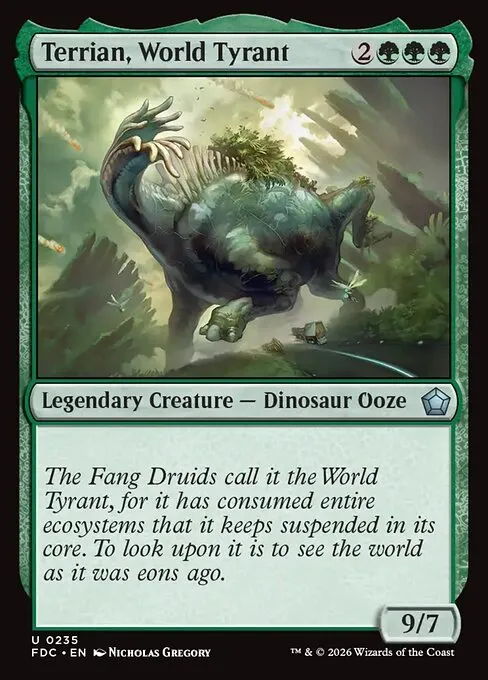 Terrian, World Tyrant · Foundations Commander 235/3