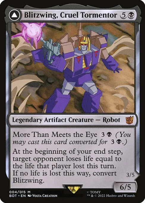 Blitzwing, Cruel Tormentor // Blitzwing, Adaptive Assailant · Transformers 4/29