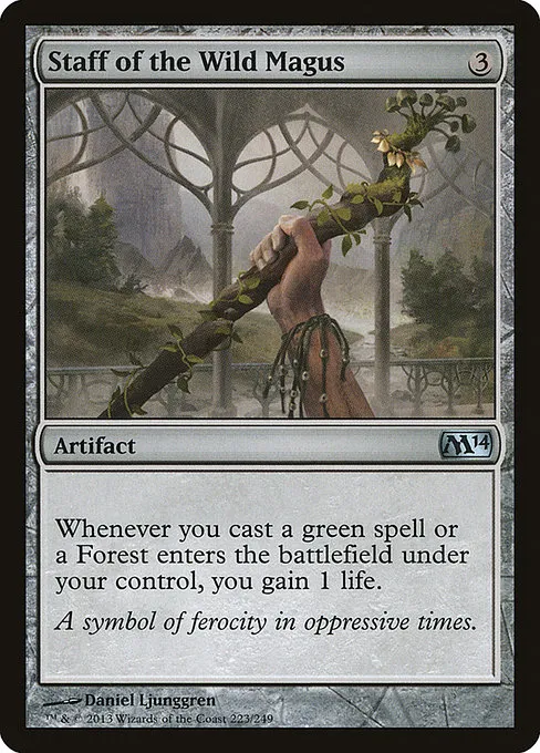 Staff of the Wild Magus · Magic 2014 223/249