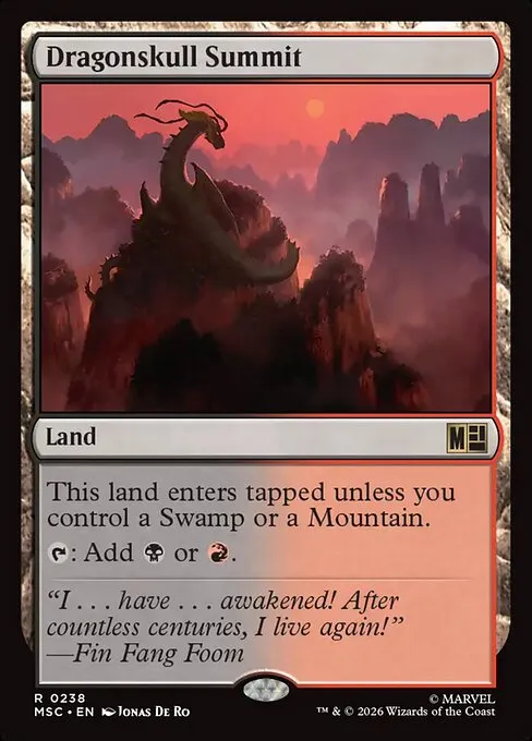 Dragonskull Summit · Marvel Super Heroes Commander 238/9