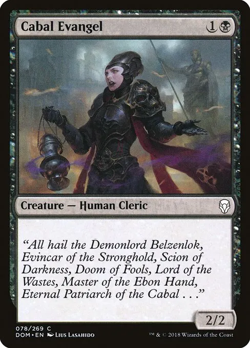 Cabal Evangel · Dominaria 78/280