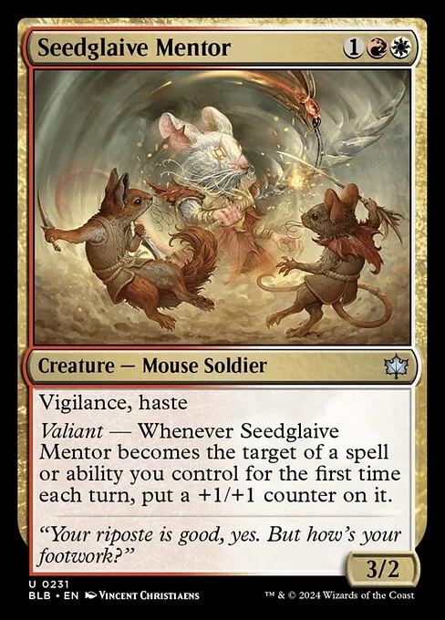 Seedglaive Mentor · Bloomburrow 231/398