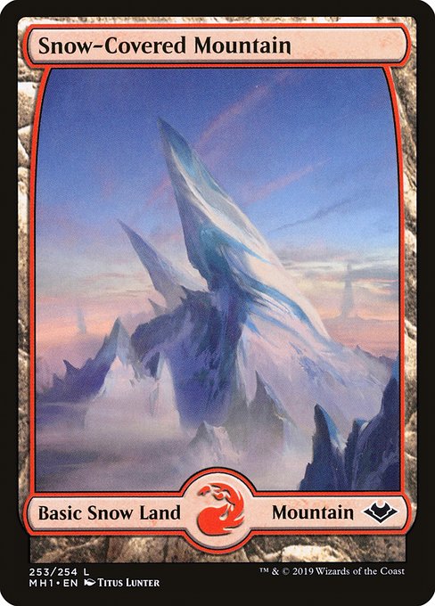 Snow-Covered Mountain · Modern Horizons 253/255