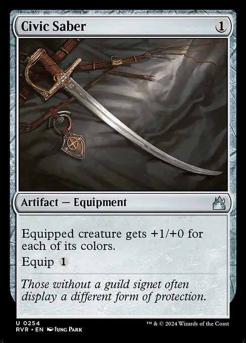 Civic Saber · Ravnica Remastered 254/531