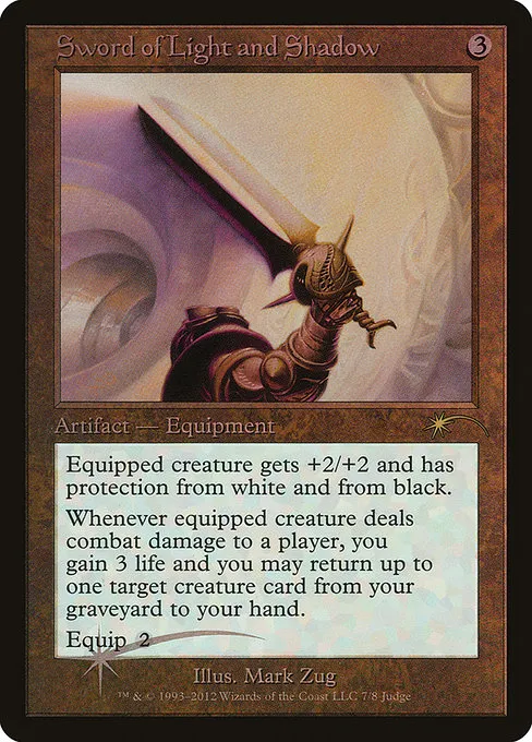 Sword of Light and Shadow · Judge Gift Cards 2012 7/9