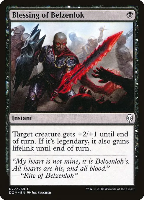 Blessing of Belzenlok · Dominaria 77/280