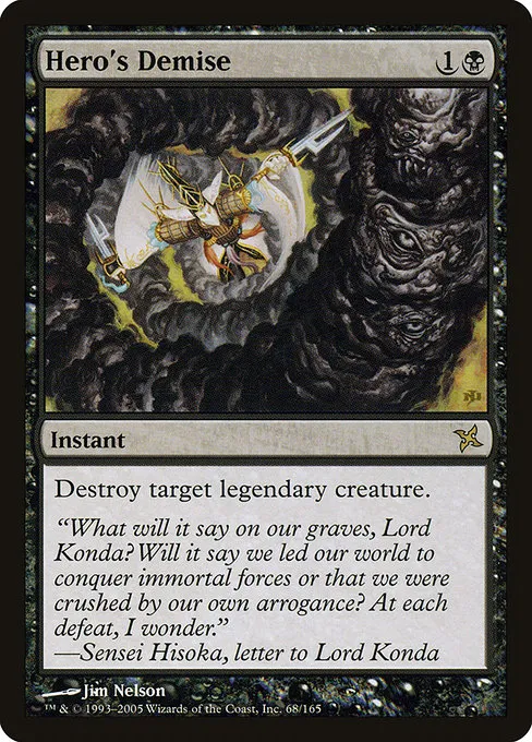 Hero's Demise · Betrayers of Kamigawa 68/165