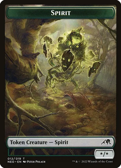 Spirit · Kamigawa: Neon Dynasty Tokens 12/19