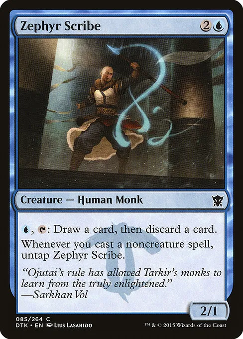 Zephyr Scribe · Dragons of Tarkir 85/264