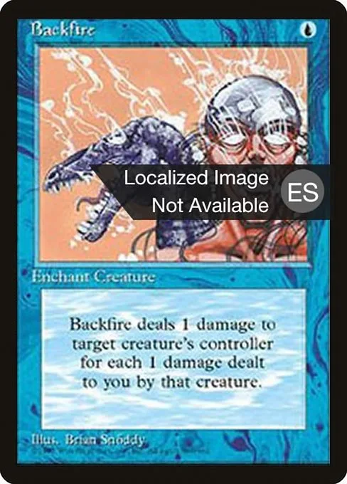 Backfire · Fourth Edition Foreign Black Border 62/378