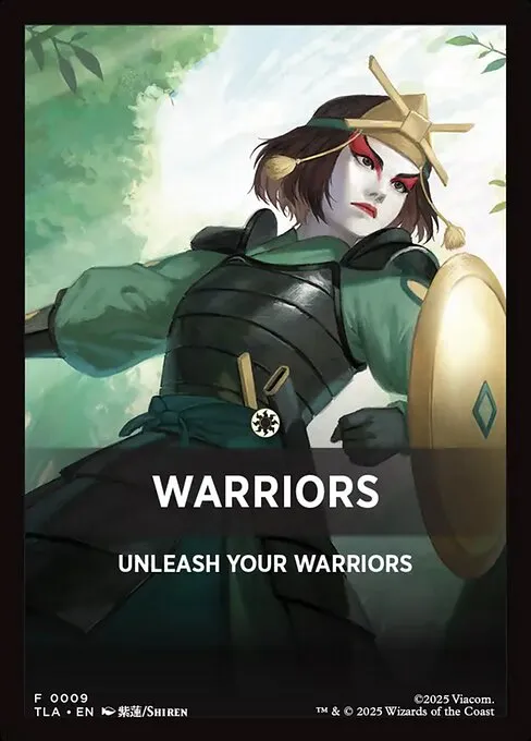 Warriors · Avatar: The Last Airbender Jumpstart Front Cards 9/46
