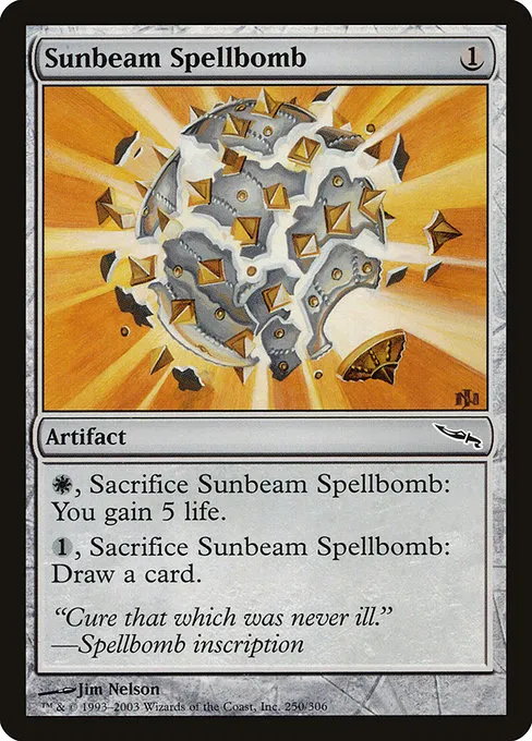 Sunbeam Spellbomb · Mirrodin 250/306