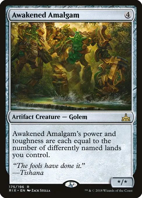 Awakened Amalgam · Rivals of Ixalan 175/205