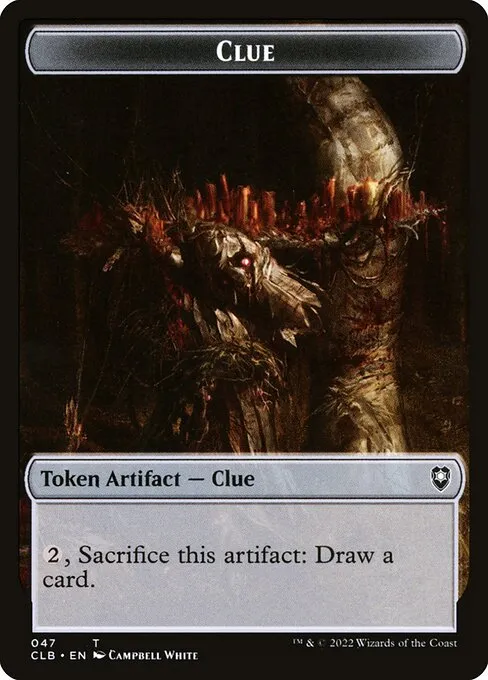 Clue · Battle for Baldur's Gate Tokens 47/51