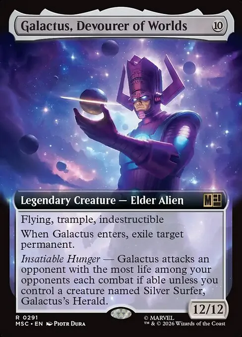 Galactus, Devourer of Worlds · Marvel Super Heroes Commander 291/9