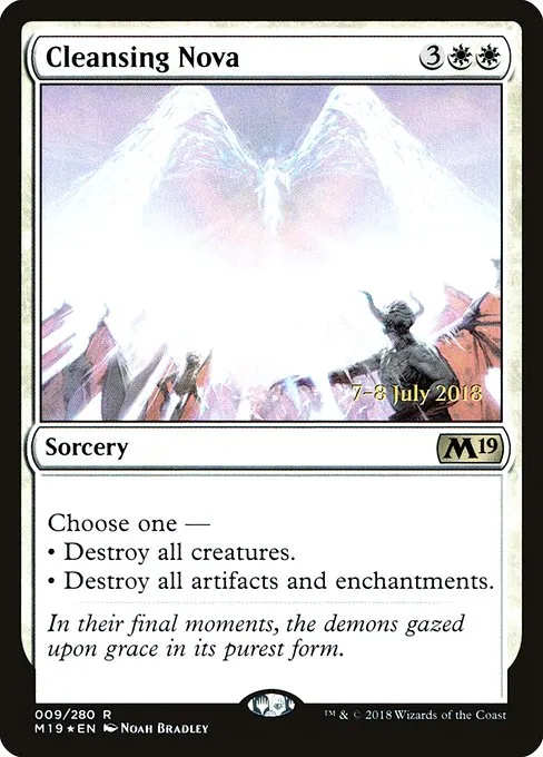 Cleansing Nova · Core Set 2019 Promos 9s/95