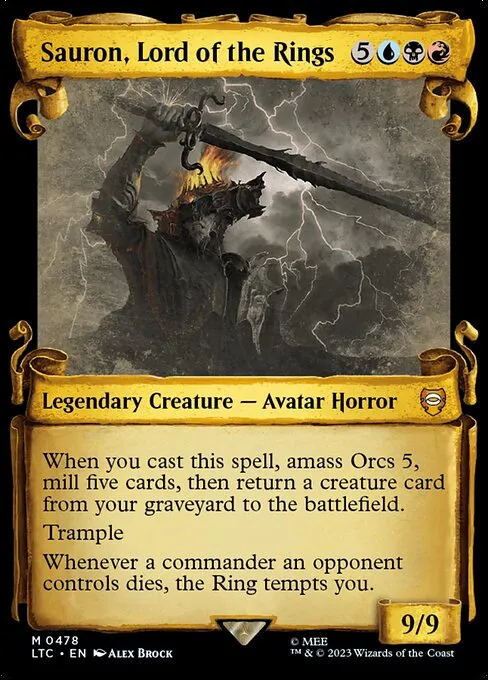 Sauron, Lord of the Rings · Tales of Middle-earth Commander 478/591