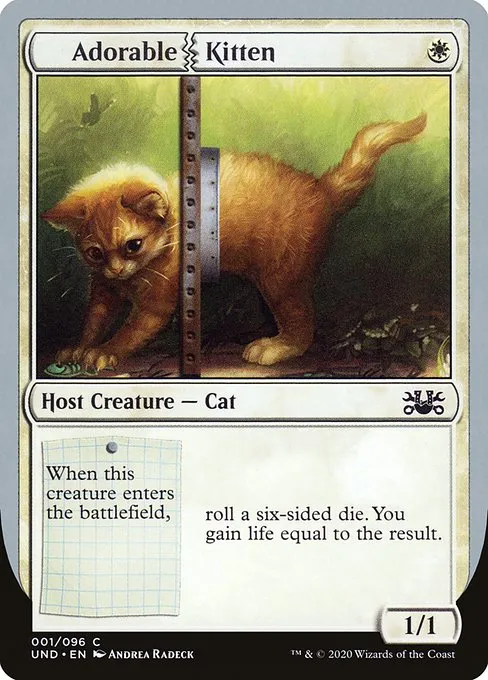 Adorable Kitten · Unsanctioned 1/96
