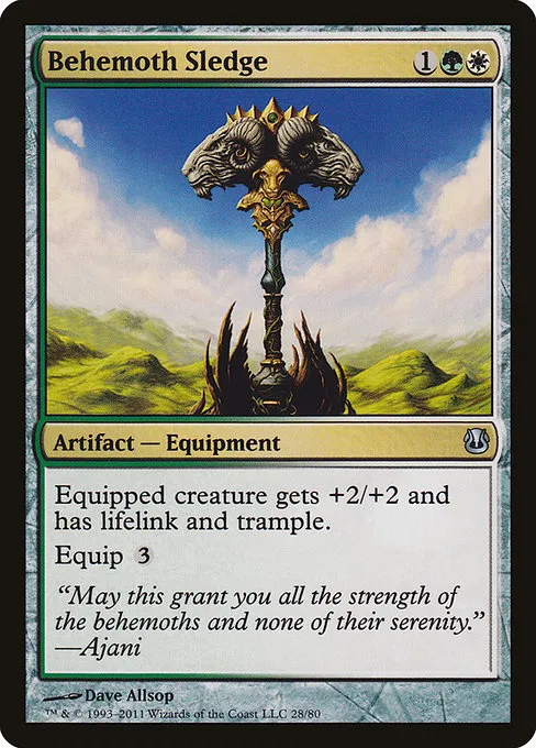 Behemoth Sledge · Duel Decks: Ajani vs. Nicol Bolas 28/80