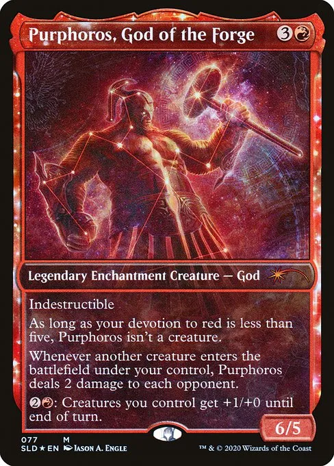 Purphoros, God of the Forge · Secret Lair Drop 77/2547