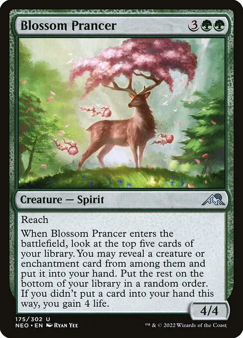 Blossom Prancer · Kamigawa: Neon Dynasty 175/531