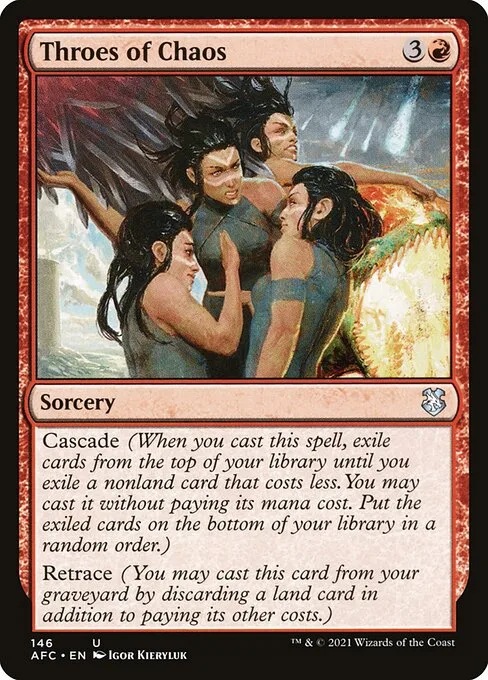Throes of Chaos · Forgotten Realms Commander 146/331