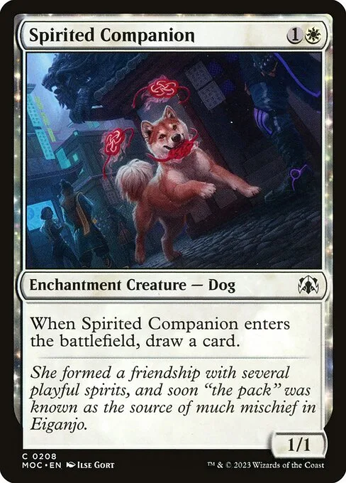 Spirited Companion · March of the Machine Commander 208/450