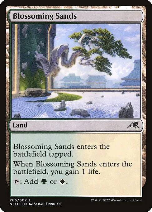 Blossoming Sands · Kamigawa: Neon Dynasty 265/531