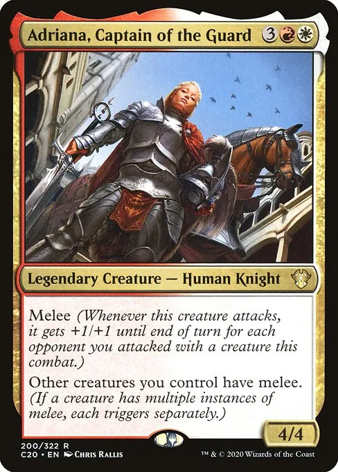 Adriana, Captain of the Guard · Commander 2020 200/322