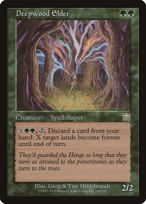 Deepwood Elder · Mercadian Masques 240/350