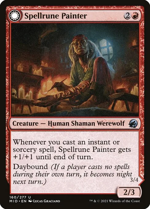 Spellrune Painter // Spellrune Howler · Innistrad: Midnight Hunt 160/399