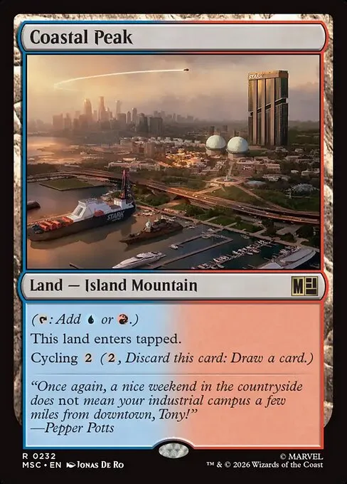 Coastal Peak · Marvel Super Heroes Commander 232/9