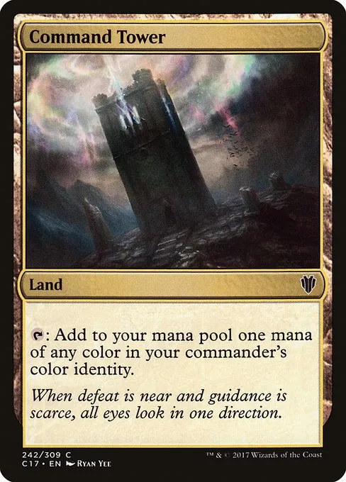 Command Tower · Commander 2017 242/309