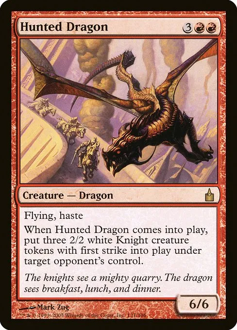 Hunted Dragon · Ravnica: City of Guilds 131/306