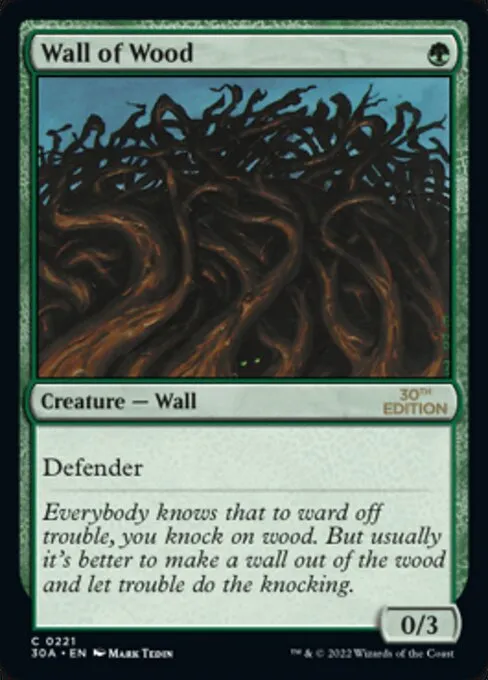 Wall of Wood · 30th Anniversary Edition 221/594
