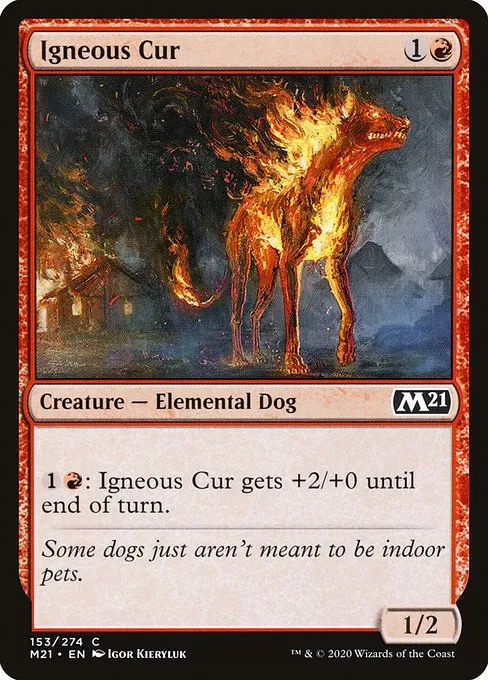 Igneous Cur · Core Set 2021 153/397