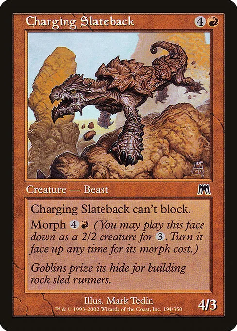Charging Slateback · Onslaught 194/351