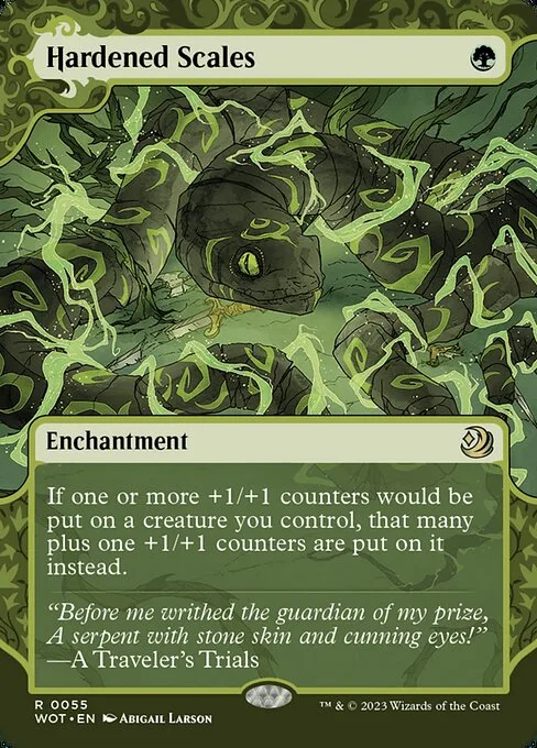 Hardened Scales · Wilds of Eldraine: Enchanting Tales 55/103