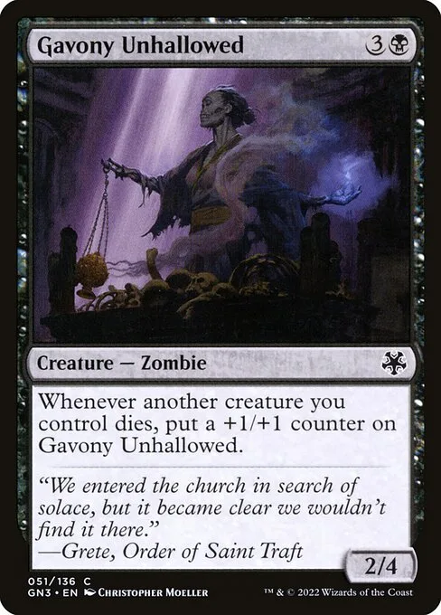 Gavony Unhallowed · Game Night: Free-for-All 51/135