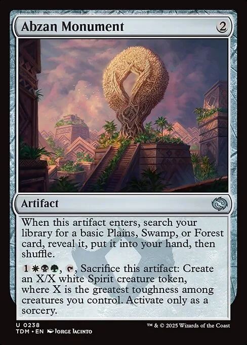Abzan Monument · Tarkir: Dragonstorm 238/427