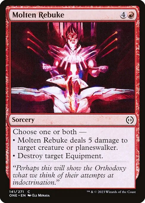 Molten Rebuke · Phyrexia: All Will Be One 141/479